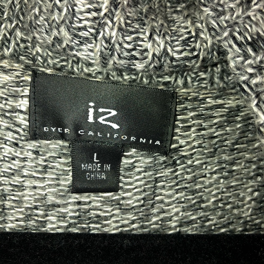 Black and white marled cardigan - Picture 4 of 4